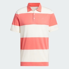 Áo Polo Adidas Nam Chính Hãng - RUGBY STRIPED POLO SHIRT COLORBLOCK - Trắng/Cam | JapanSport IU4357