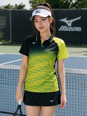Áo Polo Mizuno Chính Hãng - Tennis short-sleeved polo shirt - Màu Vàng | JapanSport 62JA8508-37