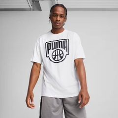 Áo Phông Puma Chính hãng - Posterize Tee - Màu Trắng | JapanSport 630498-01