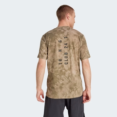 Áo Phông Adidas Nam Chính Hãng - PrimeLift Graphic Tee - Màu Be  | JapanSport JX6286