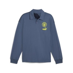 Áo Polo Puma Chính Hãng - Men's Manchester City Long Sleeve  - Màu Xanh | JapanSport 777791-50