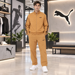 Bộ thể thao Puma Nam Chính Hãng - CORE HERITAGE Woven Lined - màu vàng | JapanSport 683582-64 683581-64