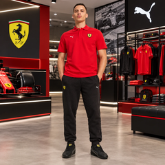 Bộ thể thao Puma Nam Chính Hãng - Ferrari Race Graphic  & Quần T7 Pants - đen/đỏ | JapanSport  627053-02 632755-01