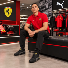 Bộ thể thao Puma Nam Chính Hãng - Ferrari Race Graphic  & Quần T7 Pants - đen/đỏ | JapanSport  627053-02 632755-01