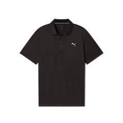 Áo Polo Golf Puma Chính Hãng - Icon Heather LC Polo 2.0 - Màu Đen | JapanSport 631607-01
