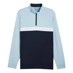 Áo Khoác Puma Nam Chính Hãng -  Golf 1/4 Zip Pullover  - Màu Navy | JapanSport 625887-11