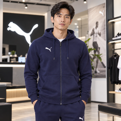 Bộ Thể Thao Nam PUMA Chính Hãng - teamGOAL Hoodie & Pants - Màu xanh | JapanSport 659325-06 + 659323-06