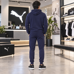 Bộ Thể Thao Nam PUMA Chính Hãng - teamGOAL Hoodie & Pants - Màu xanh | JapanSport 659325-06 + 659323-06