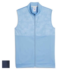 Áo Khoác Puma Nam Chính Hãng -  Volition Camo Cover Golf Vest - Màu Xanh | JapanSport 537473-02