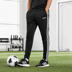 Quần dài nam Adidas Chính Hãng - Essentials 3-Stripes Tricot - Đen | JapanSport DV2448