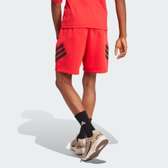 Quần Short Adidas Nam Chính Hãng - Short 3 Sọc Future Icons - Màu Đỏ | JapanSport JI8784