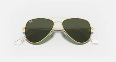 Kính Ray-Ban trẻ em Chính hãng - AVIATOR EXTRA SMALL - RB3044 2071 52MM - Màu xanh | JapanSport
