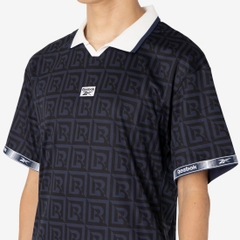 Áo Polo Reebok Chính Hãng - Monogram Football Polo Men's T-Shirt - Màu Đen | JapanSport 100239697