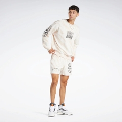 Quần Shorts Reebok Chính Hãng - Reebok Classics Soccer  - Màu Be | JapanSport HT8180