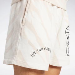 Quần Shorts Reebok Chính Hãng - Reebok Classics Soccer  - Màu Be | JapanSport HT8180