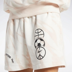 Quần Shorts Reebok Chính Hãng - Reebok Classics Soccer  - Màu Be | JapanSport HT8180