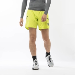 Quần Shorts Reebok Nam Chính Hãng - CERTIFIED SPEED  - Màu Xanh Chanh | JapanSport 100035968