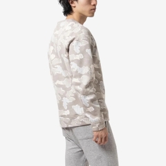 Áo Khoác Reebok Chính Hãng - RI MOTION CAMO CREW - Màu Xám Tro | JapanSport 100204730
