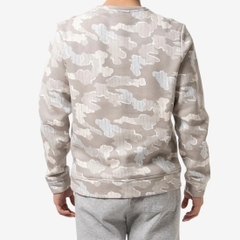Áo Khoác Reebok Chính Hãng - RI MOTION CAMO CREW - Màu Xám Tro | JapanSport 100204730