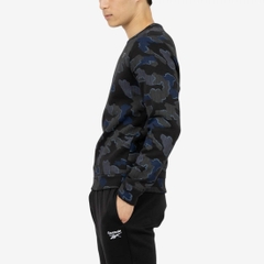 Áo Khoác Reebok Chính Hãng - RI MOTION CAMO CREW - Màu Đen | JapanSport 100204732