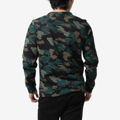 Áo Khoác Reebok Chính Hãng - RI MOTION CAMO CREW - Màu Đen/ Xanh | JapanSport 100204731