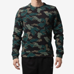 Áo Khoác Reebok Chính Hãng - RI MOTION CAMO CREW - Màu Đen/ Xanh | JapanSport 100204731