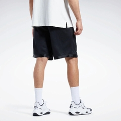 Quần Shorts Reebok Nam Chính Hãng - BASKETBALL SATIN AND MESH SHORT - Đen | JapanSport 100204088