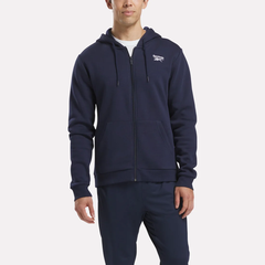 Áo Khoác Reebok Chính Hãng - IDENTITY SL FLEECE FZ - Màu Navy | JapanSport 100202861