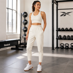 Quần dài nữ Reebok Chính Hãng - Active Collective DreamBlend Pant - Màu Beige | Japansport 1002031162