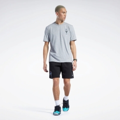 Áo Phông Reebok Nam Chính Hãng - BB CITY LEAGUE SS T-shirt - Màu Xám | JapanSport HS7009