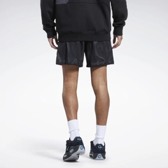 Quần Shorts Reebok Nam Chính Hãng - Black City League Mesh Shorts - 2 mặt | JapanSport HK2983