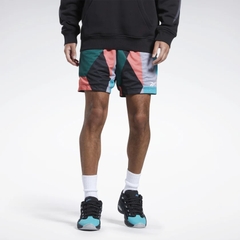Quần Shorts Reebok Nam Chính Hãng - Black City League Mesh Shorts - 2 mặt | JapanSport HK2983