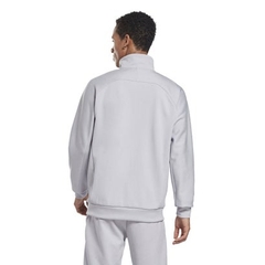 Áo Khoác Reebok Chính Hãng - DMX Stretch Pique Track Jacket - Xám | JapanSport HK7044