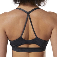 Áo Bra Reebok Chính Hãng - Sports Bra Yoga Wear - Đen | Japansport D95064