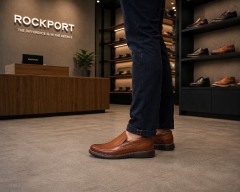Giày Rockport Chính Hãng - Rockport Men's Garett Venetian Loafer Flat - Màu Nâu | JapanSport