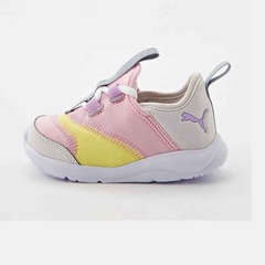 Giày Puma Trẻ Em Chính Hãng - Fun Racer Elevate Slip-On - Màu Quarry/ Light Lavender | JapanSport - 194339-03