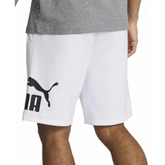 Quần Short Puma Chính Hãng - Puma Big Fleece Logo 10 Shorts - Màu Trắng | JapanSport 681906-02