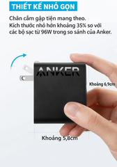 Sạc nhanh Anker chính hãng - 317 100W màu đen – Kèm cáp USB-C to USB-C 1,5m | JapanSport