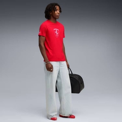 Áo Phông Puma Chính hãng - Scuderia Ferrari Sportswear Tonal Shield - Màu Đỏ | JapanSport 632785-02