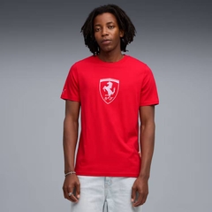 Áo Phông Puma Chính hãng - Scuderia Ferrari Sportswear Tonal Shield - Màu Đỏ | JapanSport 632785-02