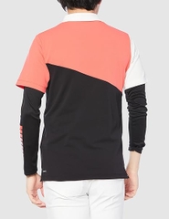 Set Áo Polo Puma Chính hãng - Golf Color Block Inner Set SS Polo Shirt - Màu trắng/cam | JapanSport 930519-09
