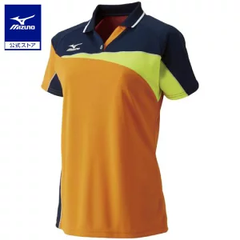 Áo Polo Nữ Mizuno Chính Hãng - Dry Science Game Shirt - Màu Cam | JapanSport 62JA7213-54