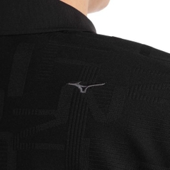 Áo Polo Mizuno Chính Hãng - Jacquard Logo Shirt - Màu Đen | JapanSport E2MAB023-09