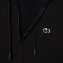 Áo Khoác Lacoste Chính hãng - Wool Zip-Up Sweater - Màu Đen | JapanSport SH1301-51-IK0