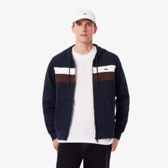 Bộ thể thao Lacoste Chính hãng - Colorblock Hoodie + Tapered Leg Sweatpants - Màu Navy | JapanSport SH5913-51-6WZ + XH2846-51-IE3