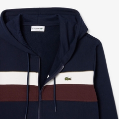 Bộ thể thao Lacoste Chính hãng - Colorblock Hoodie + Tapered Leg Sweatpants - Màu Navy | JapanSport SH5913-51-6WZ + XH2846-51-IE3