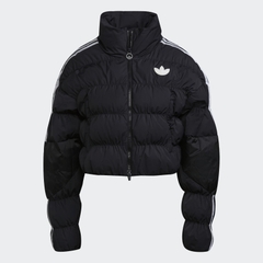 Áo Khoác Lông vũ Adidas Chính hãng - 3-STRIPES PUFFER JACKET Nữ - Đen | JapanSport GU1770