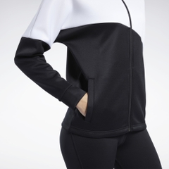 Áo Khoác Reebok Nữ Chính Hãng - TS Tracksuit - Đen/Trắng | JapanSport FP8915