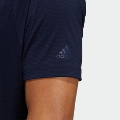 Áo Polo Adidas Golf Nam Chính Hãng - Solid short sleeve shawl collar - Navy | JapanSport GM0678