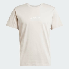 Áo Phông Adidas Nam Chính Hãng - Terrex Unisex Graphic T-Shirt - Màu Be | JapanSport JM6400